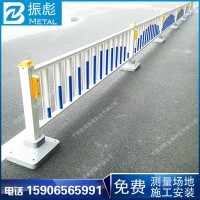 宁波道路护栏城市公路马路隔离栏交通安全设施围栏镀锌钢护栏