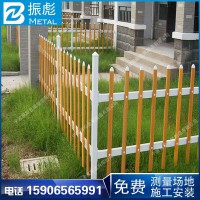 PVC小区围栏 庭院塑钢护栏 幼儿园PVC围栏