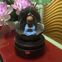 沙弥香炉音乐机显示屏摆件念佛机佛教用品