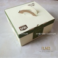 蛋糕盒订制 手提糕点包装盒设计 瓦楞制作纸盒牢固