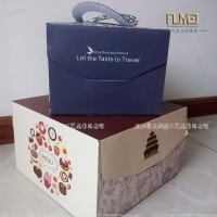 月饼手提包装盒订制 蛋糕纸盒包装设计糕点瓦楞盒