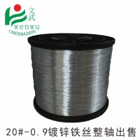 商家推荐镀锌扎丝建筑 锌丝捆绑丝铅丝0.9毫米20号钢筋铁丝