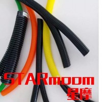 淮南市机器人用AD18.7双开电缆套管 开口型双壁尼龙软管