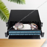 抽拉式48口光纤盒 抽拉式48芯终端盒